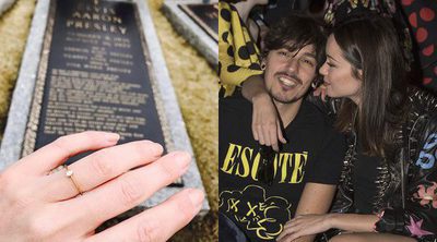 Dafne Fernández y Mario Chavarría se han comprometido delante de la tumba de Elvis Presley