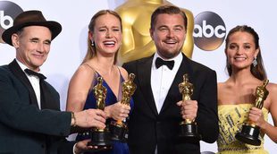 Leonardo DiCaprio, Alicia Vikander, Brie Larson y Mark Rylance entregarán los Premios Oscar 2017