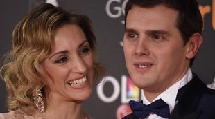 Albert Rivera asiste a los Premios Goya 2017 acompañado de su novia Beatriz Tajuelo