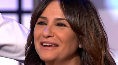 Melani Olivares se marca un 'Bodypainting' en el programa 'Hora Punta'