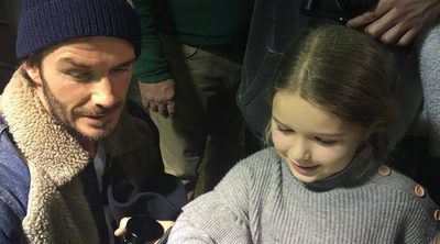 David Beckham olvida los escándalos con sus hijos de viaje en Nueva York