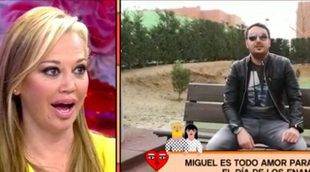Belén Esteban, sorprendida por su novio Miguel con un bonito vídeo en San Valentín