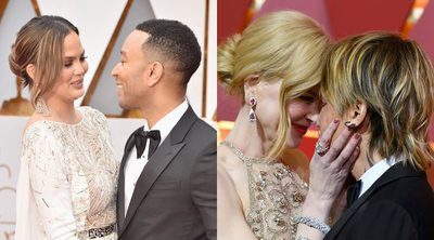 Nicole Kidman y Keith Urban, John Legend y Chrissy Teigen y Jessica Biel y Timberlake: todo amor en los Oscar 2017
