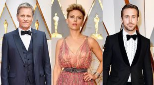Los misteriosos acompañantes de Viggo Mortensen, Scarlett Johansson y Ryan Gosling