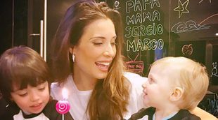 Pilar Rubio sopla la velas de su 39 cumpleaños con Sergio y Marco pero sin Ramos