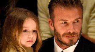 David Beckham enseña a montar en bici a su hija Harper Seven