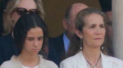 La Infanta Elena cambia Palma por una visita express a la Infanta Cristina antes de irse a los toros a Sevilla