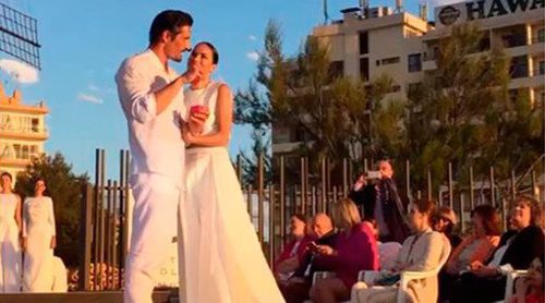 Felipe López sorprende a Mireia Canalda con una pedida de mano inolvidable en la pasarela Adlib de Ibiza