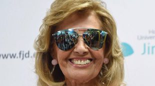 María Teresa Campos recibe el alta muy sonriente y recuperada tras sufrir un ictus