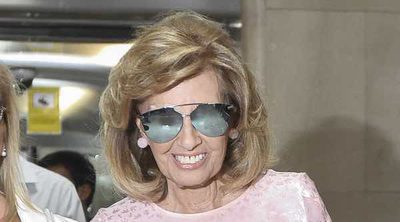 María Teresa Campos 'vuelve a la tele' un día después de recibir el alta