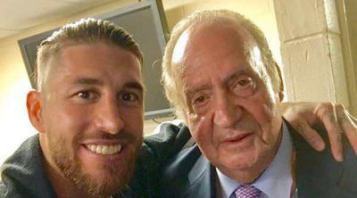 El Rey Juan Carlos, más campechano que nunca en la Champions 2017: "He venido porque me ha mandado mi hijo"