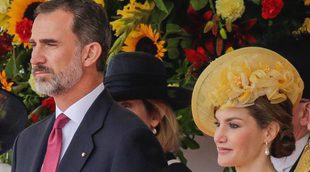 Los Reyes Felipe y Letizia se rinden ante la pompa de la Familia Real Británica al comienzo de su Viaje de Estado