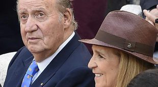 El Rey Juan Carlos y la Infanta Elena comparten una polémica paella con Bertín Osborne y Arévalo