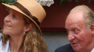 Juan Carlos, la Infanta Elena y sus hijos: menú de lujo y toros en Donosti