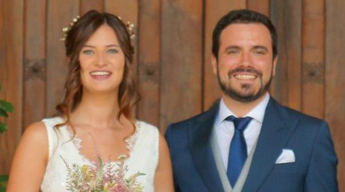 La romántica boda de Alberto Garzón y Anna Ruiz en unas bodegas de La Rioja