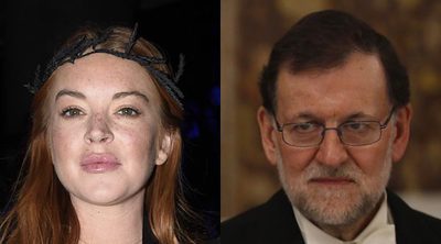 Lindsay Lohan está interesada en Mariano Rajoy: Ha empezado a seguirle en las redes sociales
