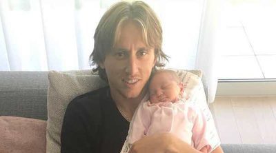 Luka Modric presenta en sociedad a su hija Sofia
