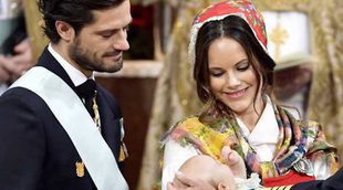 Sofia Hellqvist roba el protagonismo al Príncipe Gabriel en su bautizo