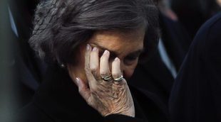La Reina Sofía, desolada en el funeral de Miguel de Rumanía