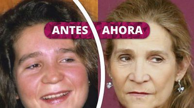 Así ha cambiado la Infanta Elena: La evolución del aspecto de la Borbón amazona