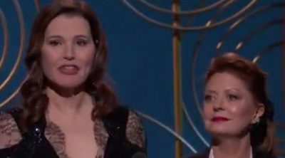 Geena Davis y Susan Sarandon recuerdan a 'Thelma y Louise' en los Globos de Oro 2018