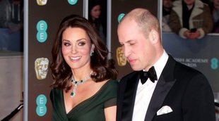 Kate Middleton se salta el protocolo pero hace un guiño al movimiento Time's Up en los BAFTA 2018