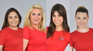 Saray Montoya, Raquel Mosquera, Sofía Suescun y María Lapiedra son las nuevas nominadas de 'Supervivientes 2018'