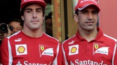 Fernando Alonso y Marc Gené inauguran la nueva tienda de Ferrari en Madrid