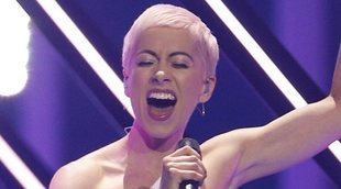 Un espontáneo salta en la actuación de Reino Unido en Eurovisión 2018