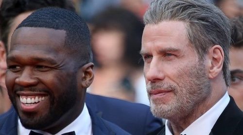 John Travolta demuestra su ritmo bailando en el Festival de Cannes 2018 con el rapero 50 Cent