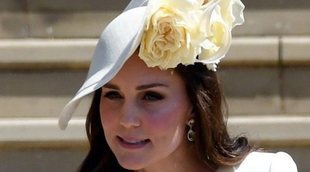 La deslucida reaparición de Kate Middleton tras dar a luz al Príncipe Luis en la boda del Príncipe Harry y Meghan Markle
