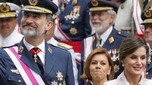 Los Reyes Felipe y Letizia presiden el desfile del Día de las Fuerzas Armadas en Logroño