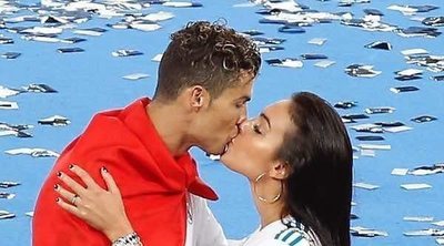 Cristiano Ronaldo y Georgina Rodríguez, puro amor celebrando la Champions 2018