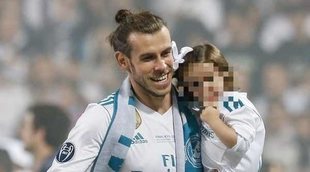 Gareth Bale saca su lado más paternal y divertido durante la celebración de la Champions 2018