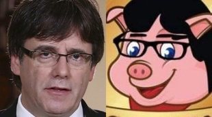 Carles Puigdemont denuncia a la empresa Pig Demont por usar un logo con el que tiene un parecido razonable