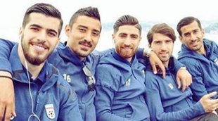 Los futbolistas de Irán, confundidos con Místers y Príncipes