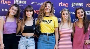 Aitana, Amaia, Nerea, Miriam y Ana, protagonistas del cásting de 'OT 2018'
