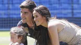 Su ex Marta Domínguez y sus hijos, los mejores apoyos de Thibaut Courtois en su llegada al Real Madrid