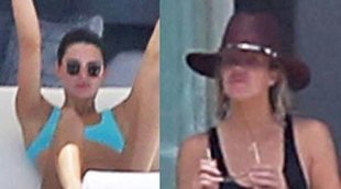 El cabreo de Khloe Kardashian y Kendall Jenner en sus vacaciones con Tristan Thompson y Ben Simmons en México