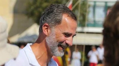 El Rey Felipe, feliz por volver a navegar antes de retomar su agenda oficial tras el verano