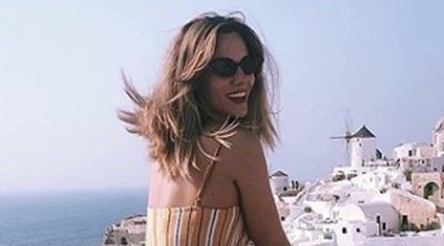 Edurne apura el verano de vacaciones 'de soltera' en Grecia