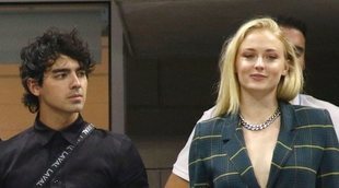 Joe Jonas y Sophie Turner se ponen románticos en el US Open 2018