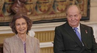 El Rey Juan Carlos, junto a la Reina Sofía siete meses después para celebrar su 80 cumpleaños