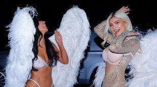 Las hermanas Kardashian-Jenner se disfrazan de Ángeles de Victoria's Secret para Halloween