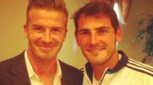 Iker Casillas y Sergio Ramos se reencuentran con David Beckham en el Real Madrid - Los Angeles Galaxy