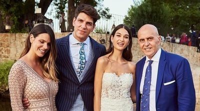 Diego Matamoros publica una fotografía junto a su padre Kiko Matamoros del día de su boda
