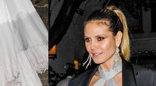 Las consecuencias de la noche de fiesta de Heidi Klum: así quedó su vestido tras los Globos de Oro 2019