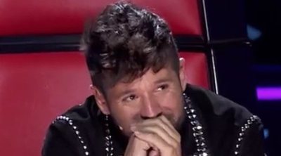 Pablo López no puede contener las lágrimas al escuchar a una de las concursantes de 'La Voz'