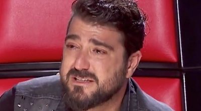 Antonio Orozco rompe a llorar en 'La Voz' al recordar a la madre de su hijo