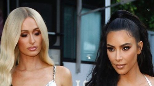 Kim Kardashian y Paris Hilton graban un videoclip juntas